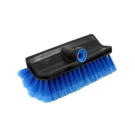 Unger 10 in. W Soft Bristle Plastic Handle Multi-Angle Wash Brush 975830
